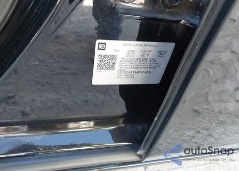 2022 Chevrolet Malibu Fwd Lt z USA, uszkodzony, nr VIN 1G1ZD5ST9NF105925